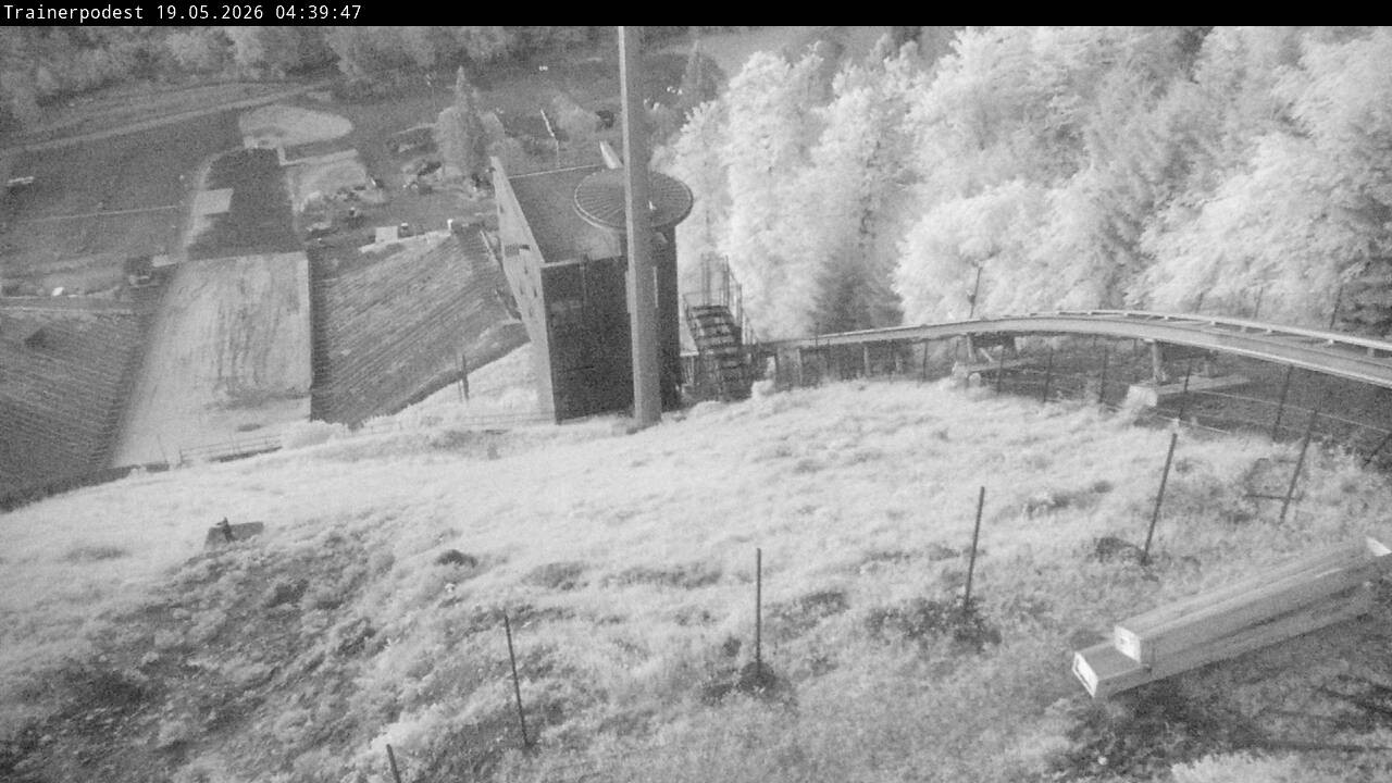 Archiv Foto Webcam Willingen: Blick Schanzentisch der Skisprungschanze