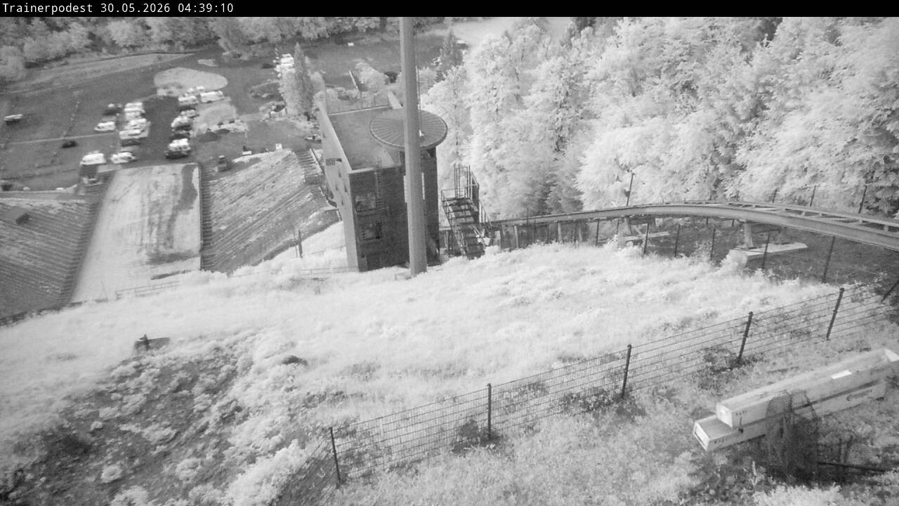 Archiv Foto Webcam Willingen: Blick Schanzentisch der Skisprungschanze
