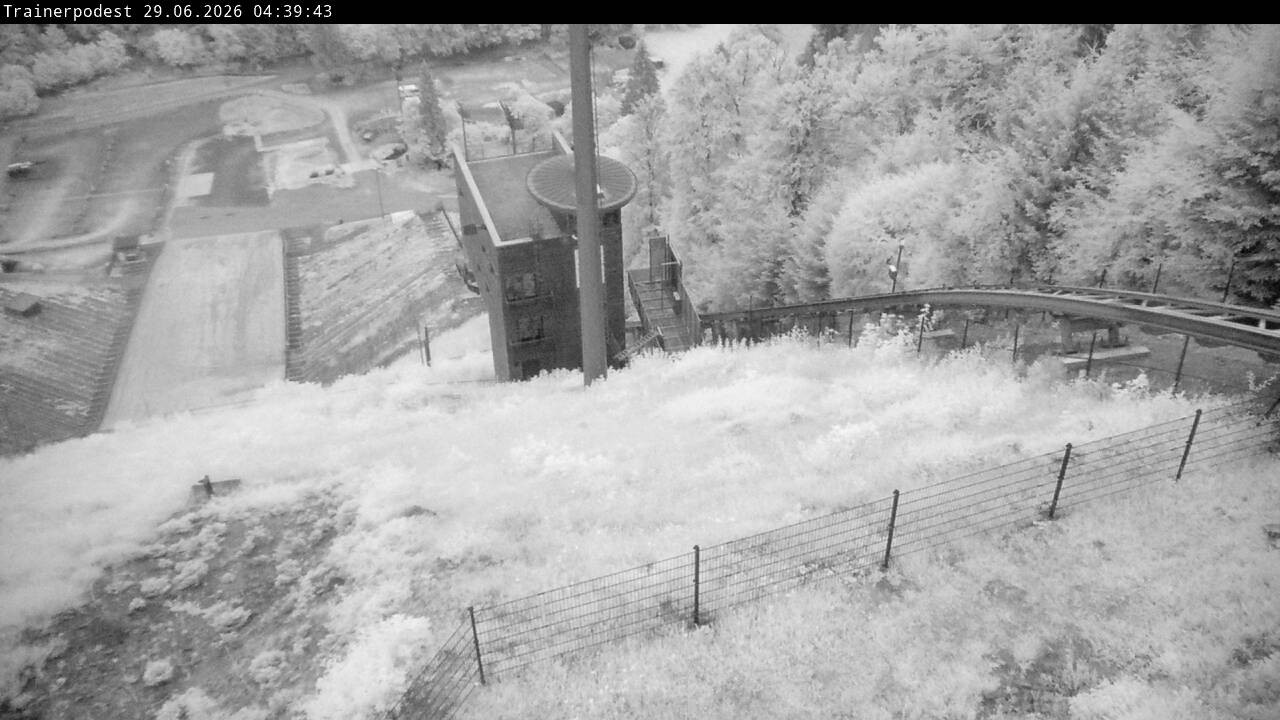 Archiv Foto Webcam Willingen: Blick Schanzentisch der Skisprungschanze