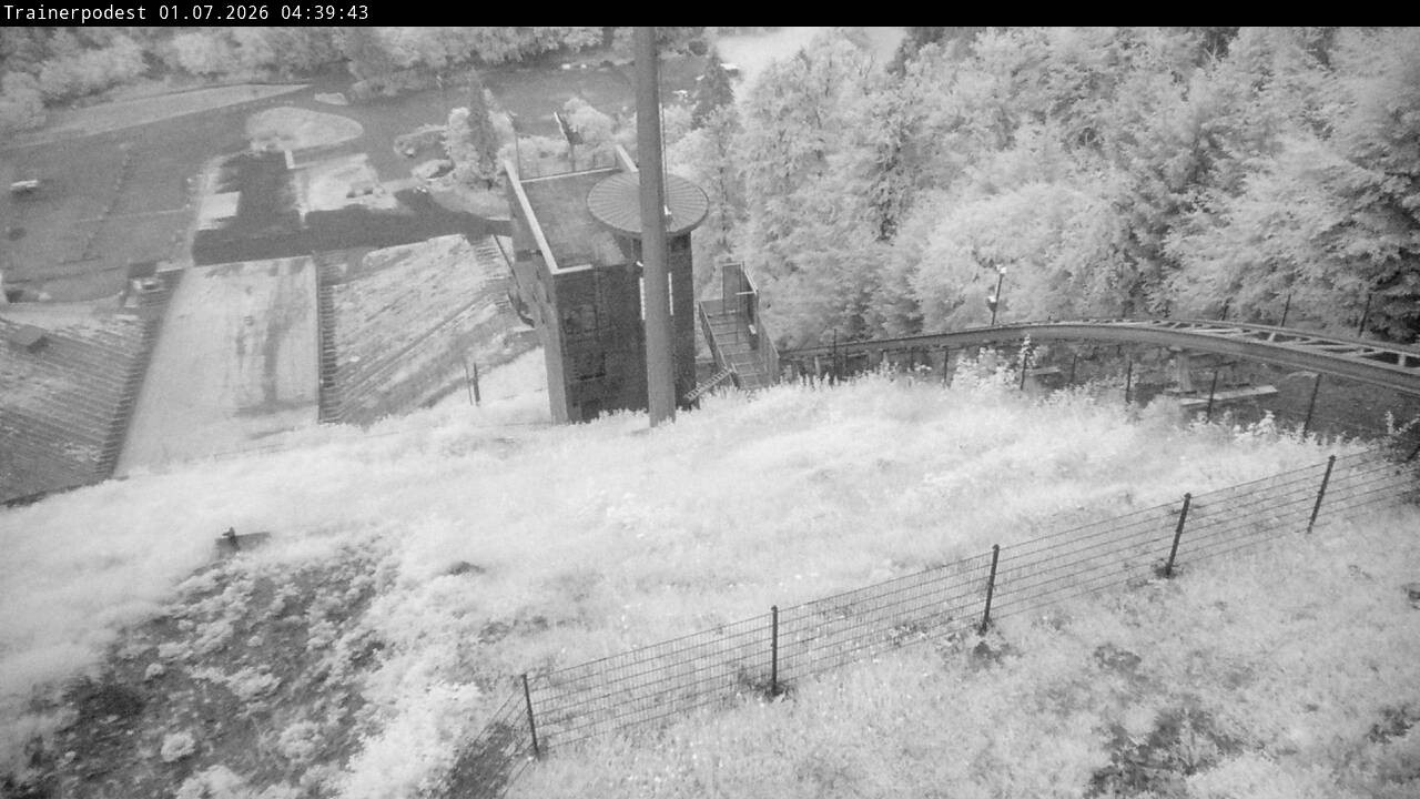 Archiv Foto Webcam Willingen: Blick Schanzentisch der Skisprungschanze