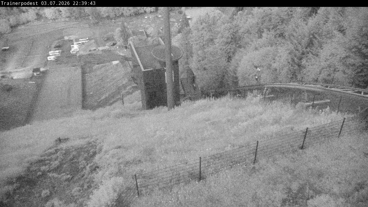 Archiv Foto Webcam Willingen: Blick Schanzentisch der Skisprungschanze