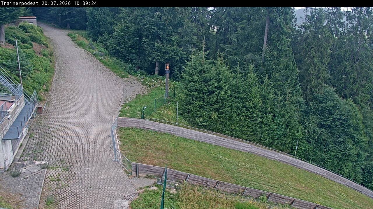 Archiv Foto Webcam Willingen: Blick Schanzentisch der Skisprungschanze