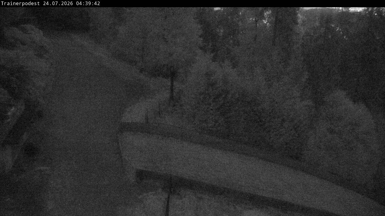 Archiv Foto Webcam Willingen: Blick Schanzentisch der Skisprungschanze