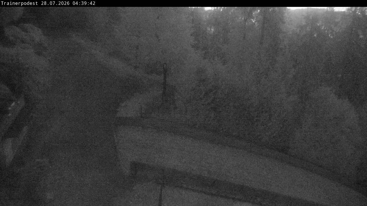 Archiv Foto Webcam Willingen: Blick Schanzentisch der Skisprungschanze