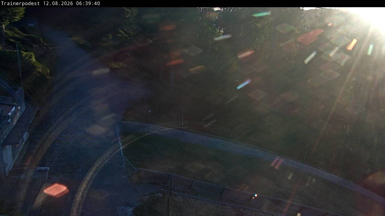 Archiv Foto Webcam Willingen: Blick Schanzentisch der Skisprungschanze
