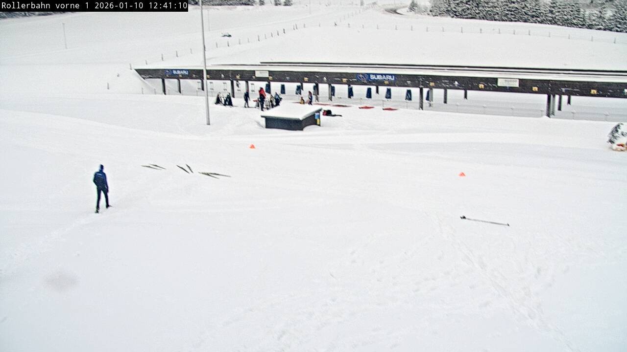 Archived image Webcam Willingen - Biathlon Shooting Range