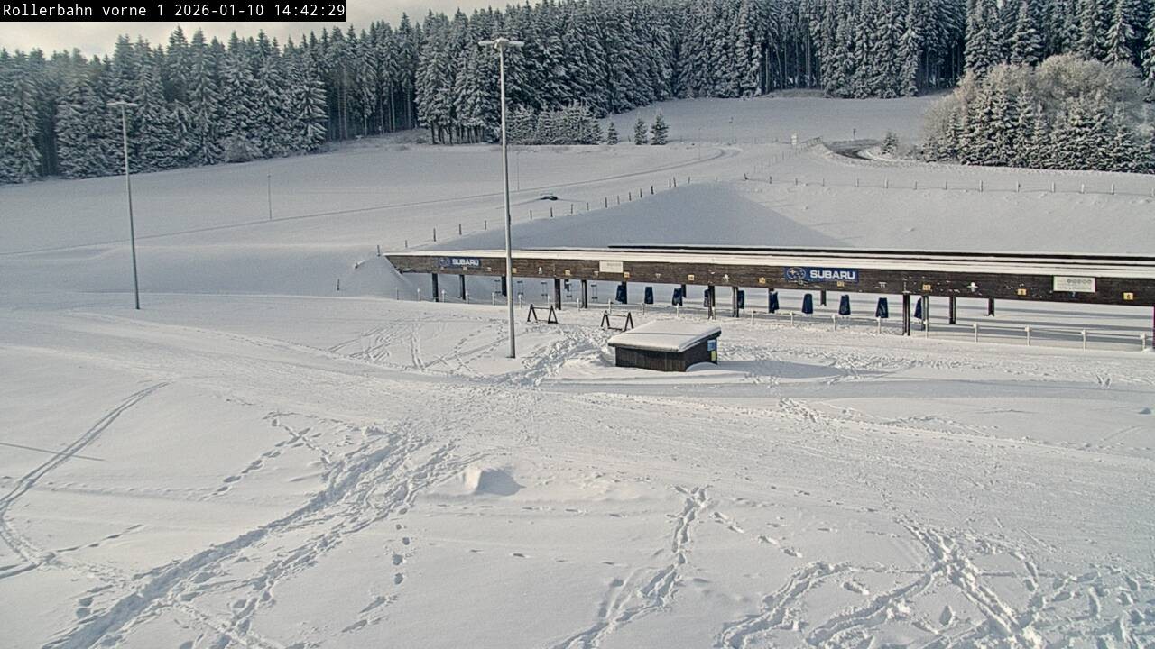 Archived image Webcam Willingen - Biathlon Shooting Range