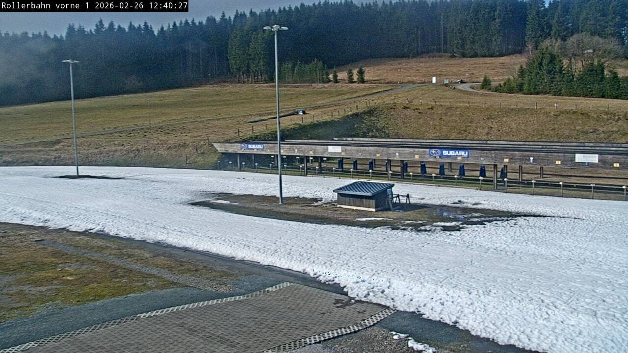 Archived image Webcam Willingen - Biathlon Shooting Range