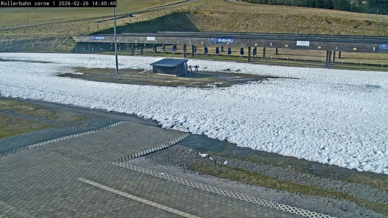 Archived image Webcam Willingen - Biathlon Shooting Range