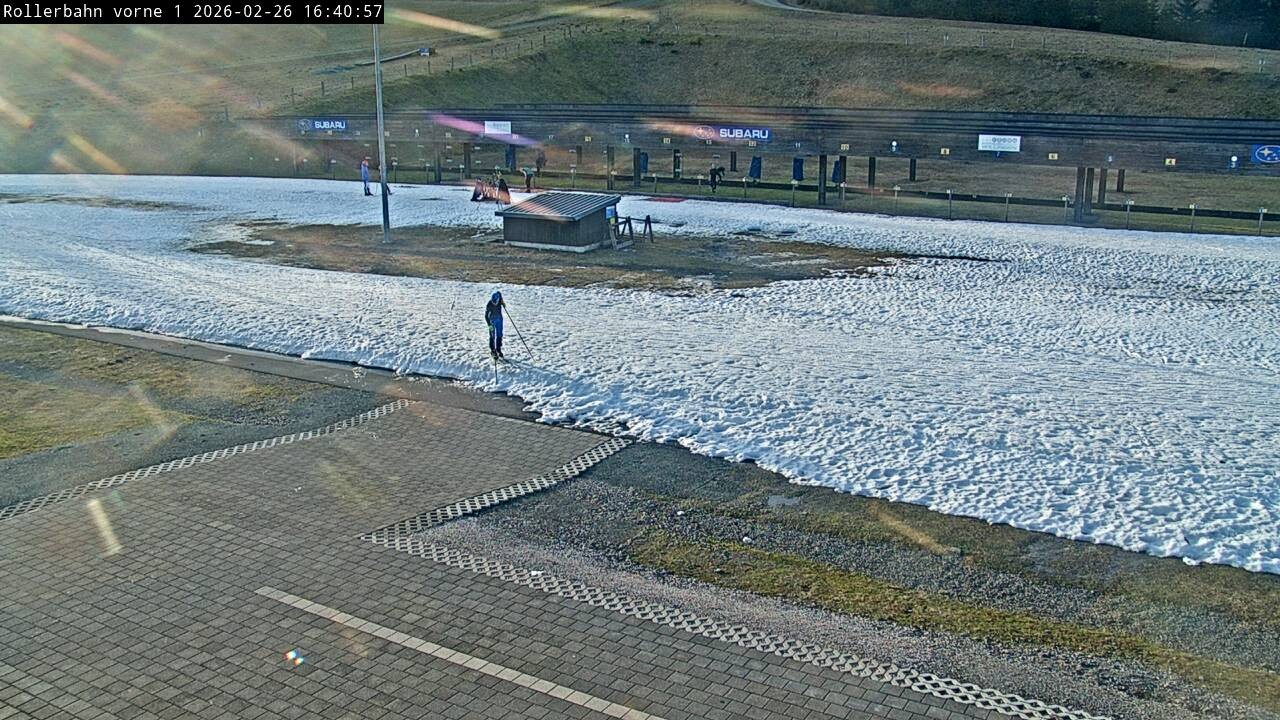 Archived image Webcam Willingen - Biathlon Shooting Range