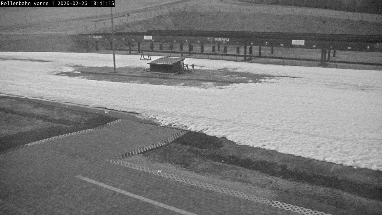 Archived image Webcam Willingen - Biathlon Shooting Range