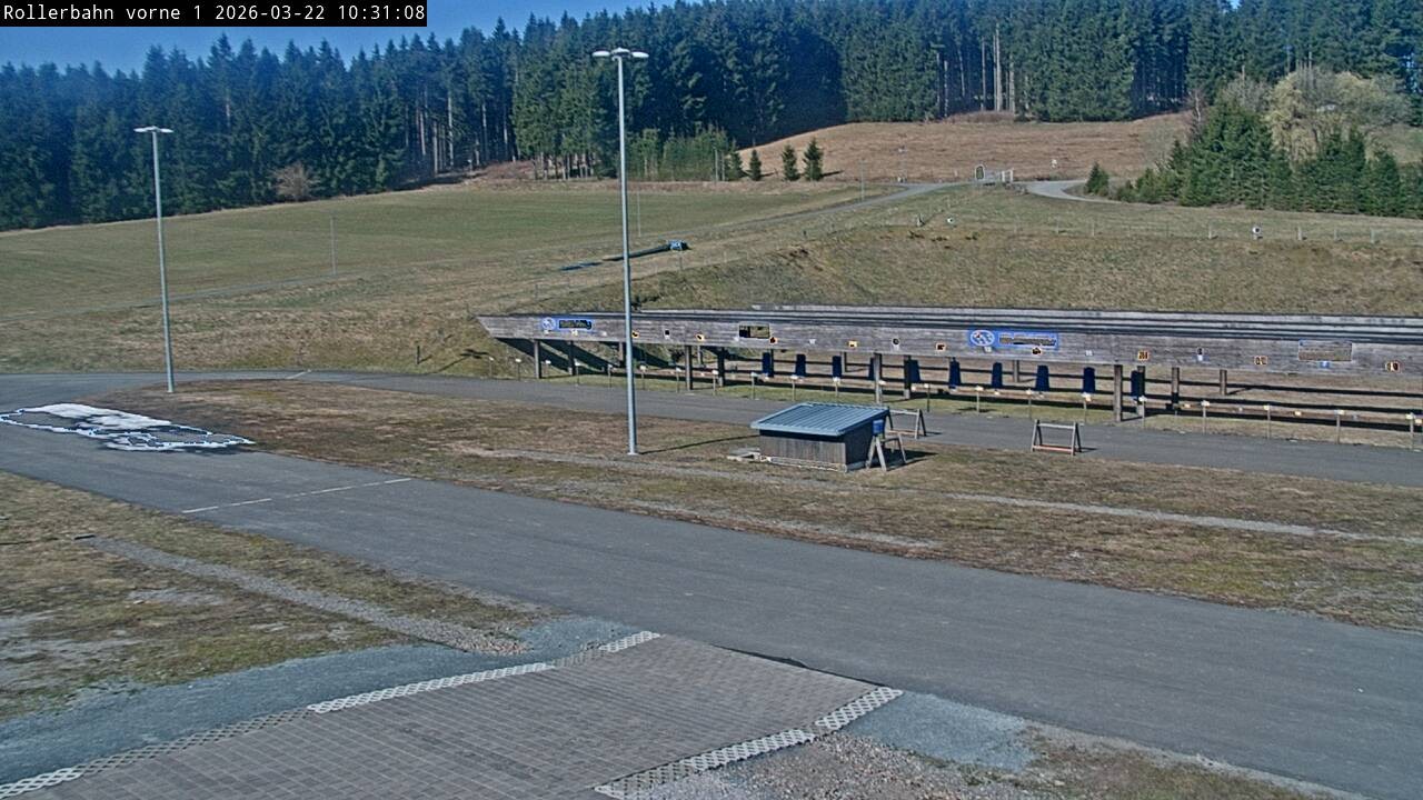 Archived image Webcam Willingen - Biathlon Shooting Range