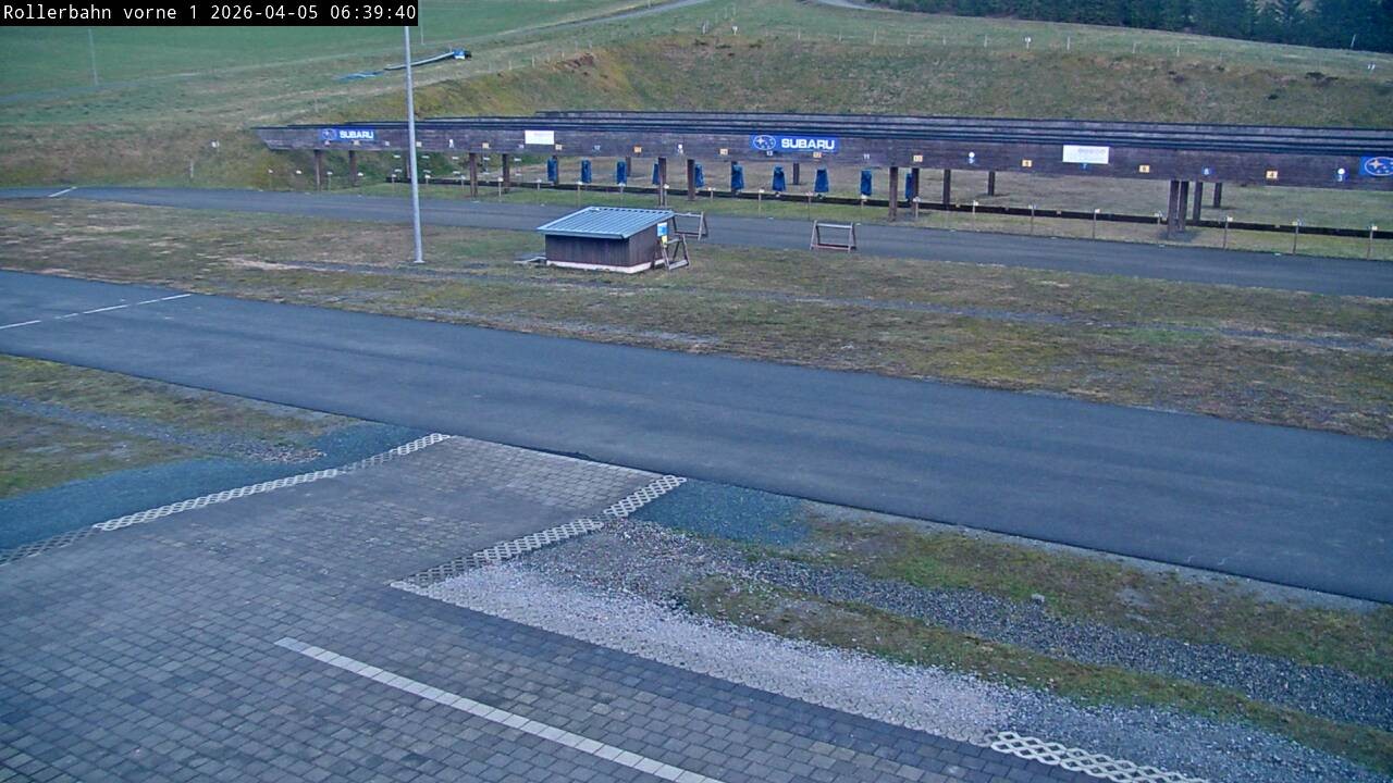 Archived image Webcam Willingen - Biathlon Shooting Range