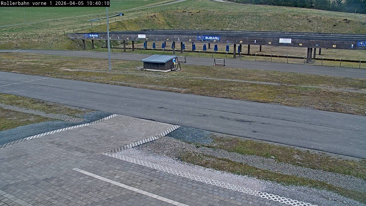 Archived image Webcam Willingen - Biathlon Shooting Range