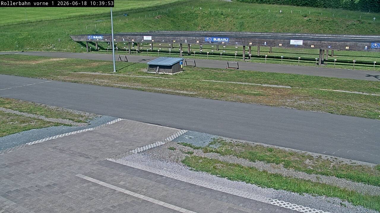 Archived image Webcam Willingen - Biathlon Shooting Range