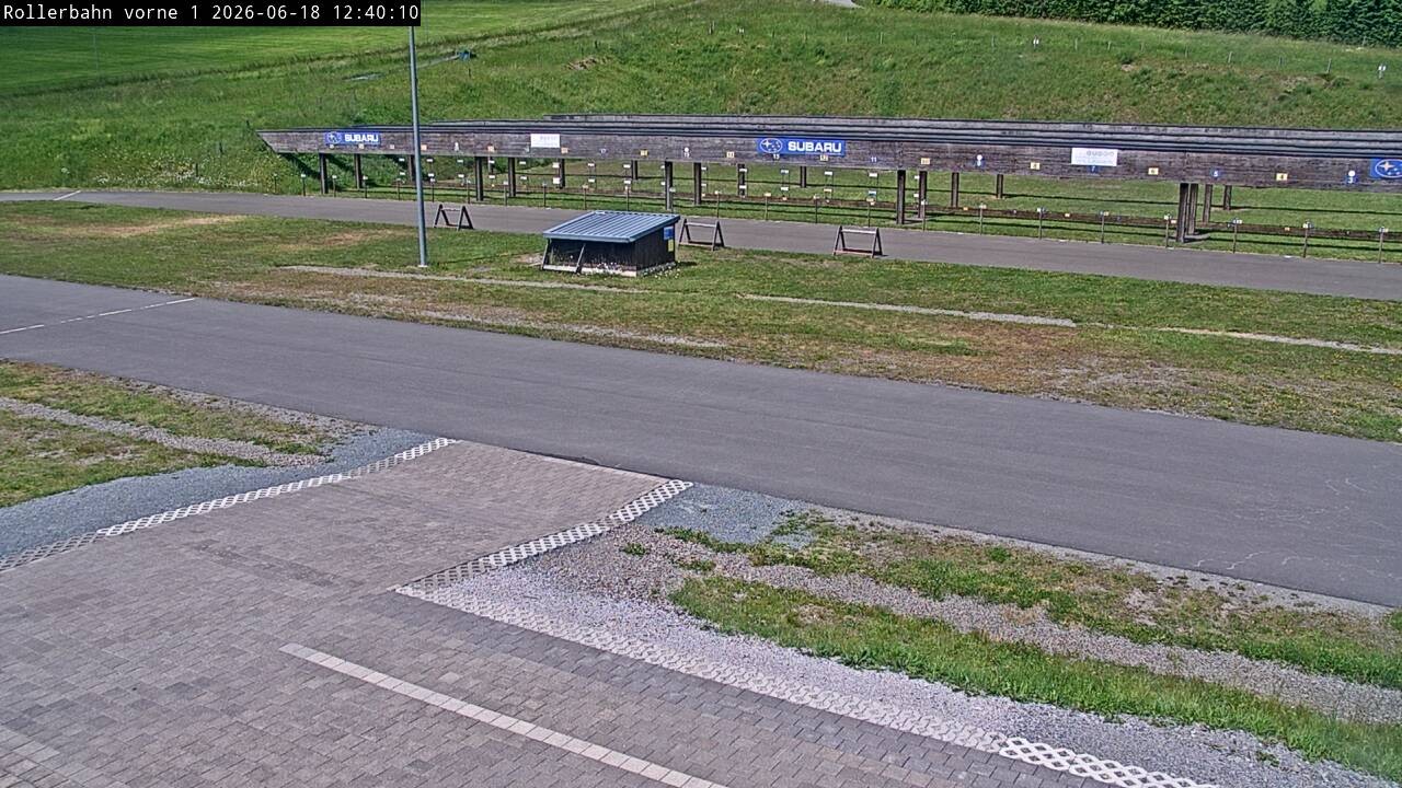 Archived image Webcam Willingen - Biathlon Shooting Range