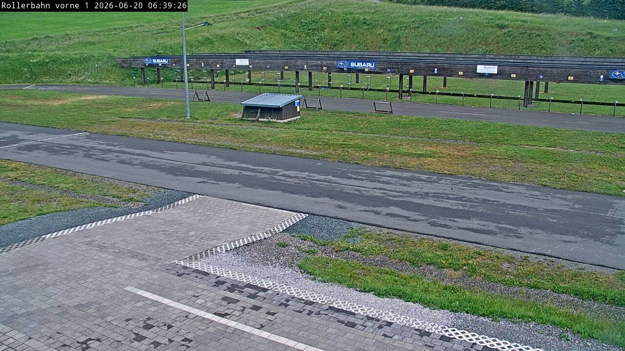 Archived image Webcam Willingen - Biathlon Shooting Range