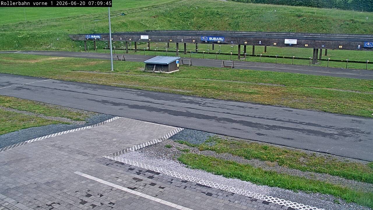 Archived image Webcam Willingen - Biathlon Shooting Range