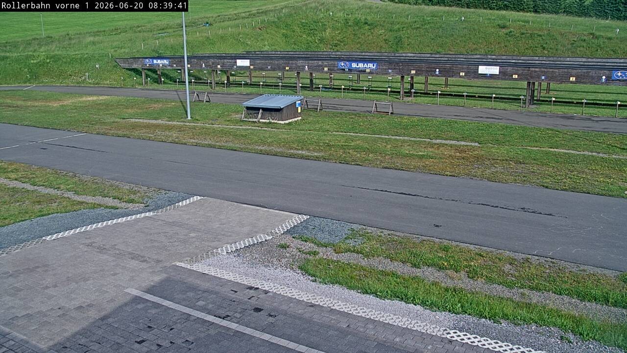 Archived image Webcam Willingen - Biathlon Shooting Range