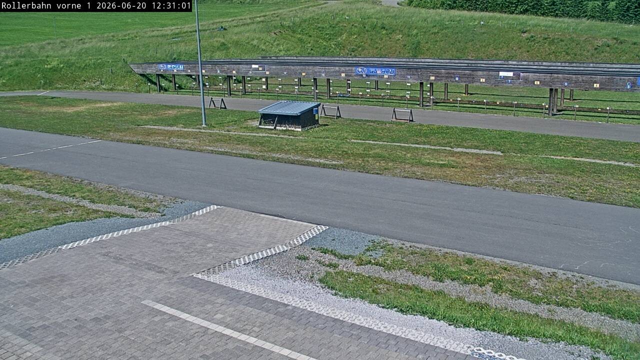 Archived image Webcam Willingen - Biathlon Shooting Range