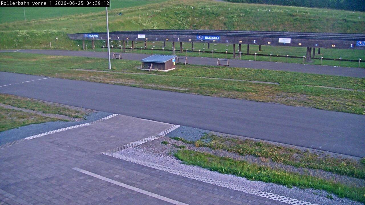 Archived image Webcam Willingen - Biathlon Shooting Range