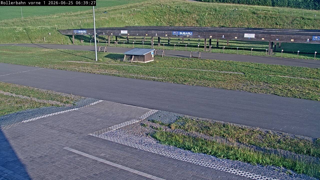Archived image Webcam Willingen - Biathlon Shooting Range