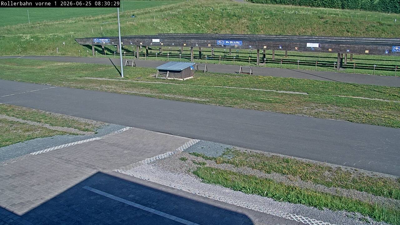 Archived image Webcam Willingen - Biathlon Shooting Range