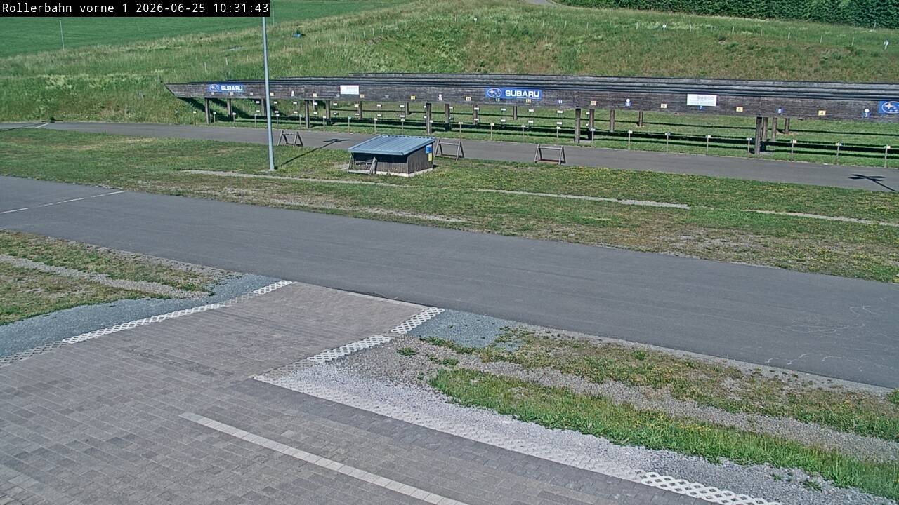 Archived image Webcam Willingen - Biathlon Shooting Range