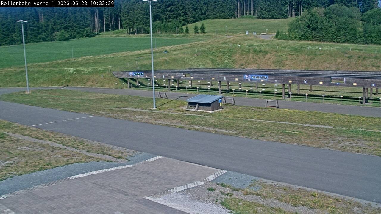 Archived image Webcam Willingen - Biathlon Shooting Range
