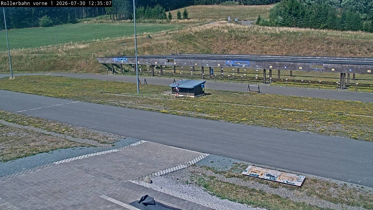 Archived image Webcam Willingen - Biathlon Shooting Range