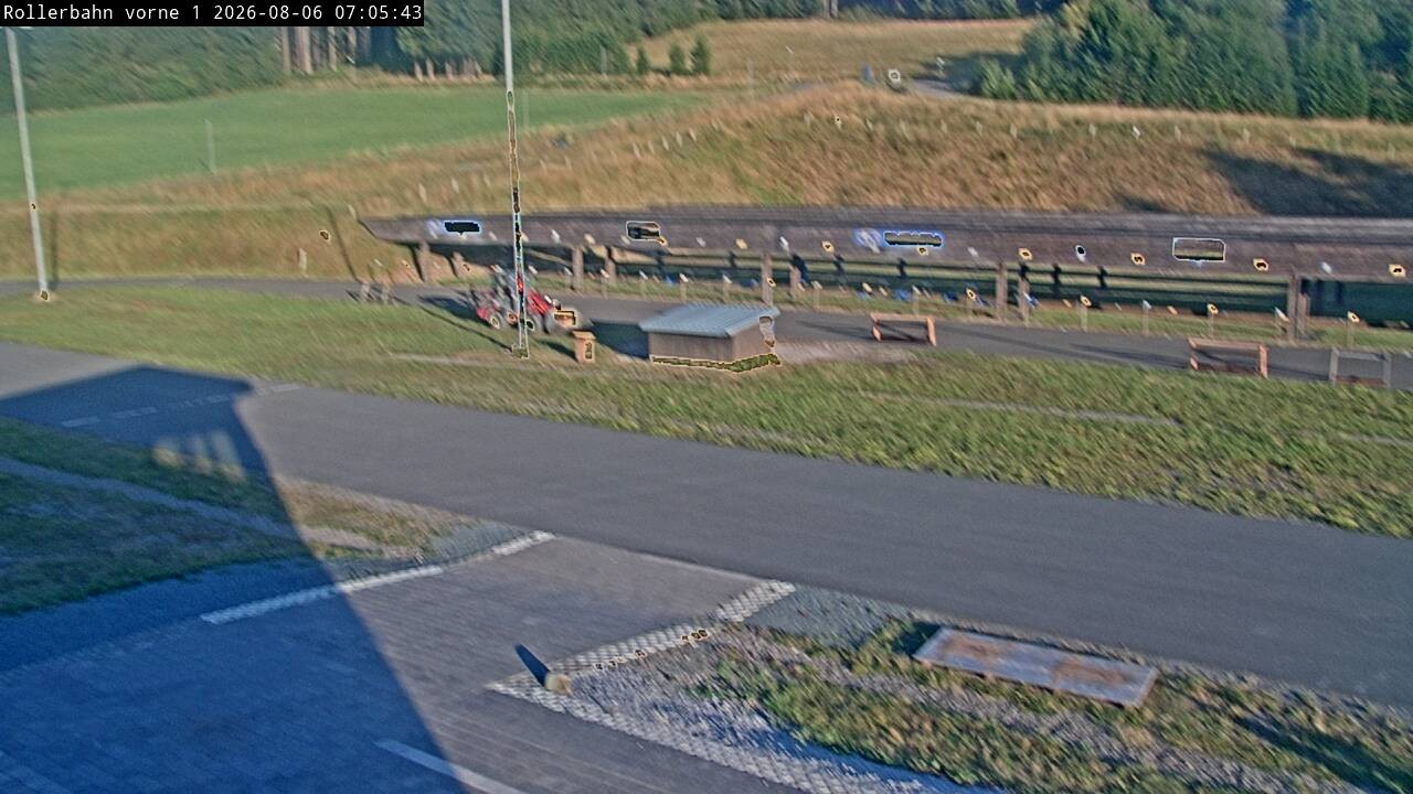 Archived image Webcam Willingen - Biathlon Shooting Range