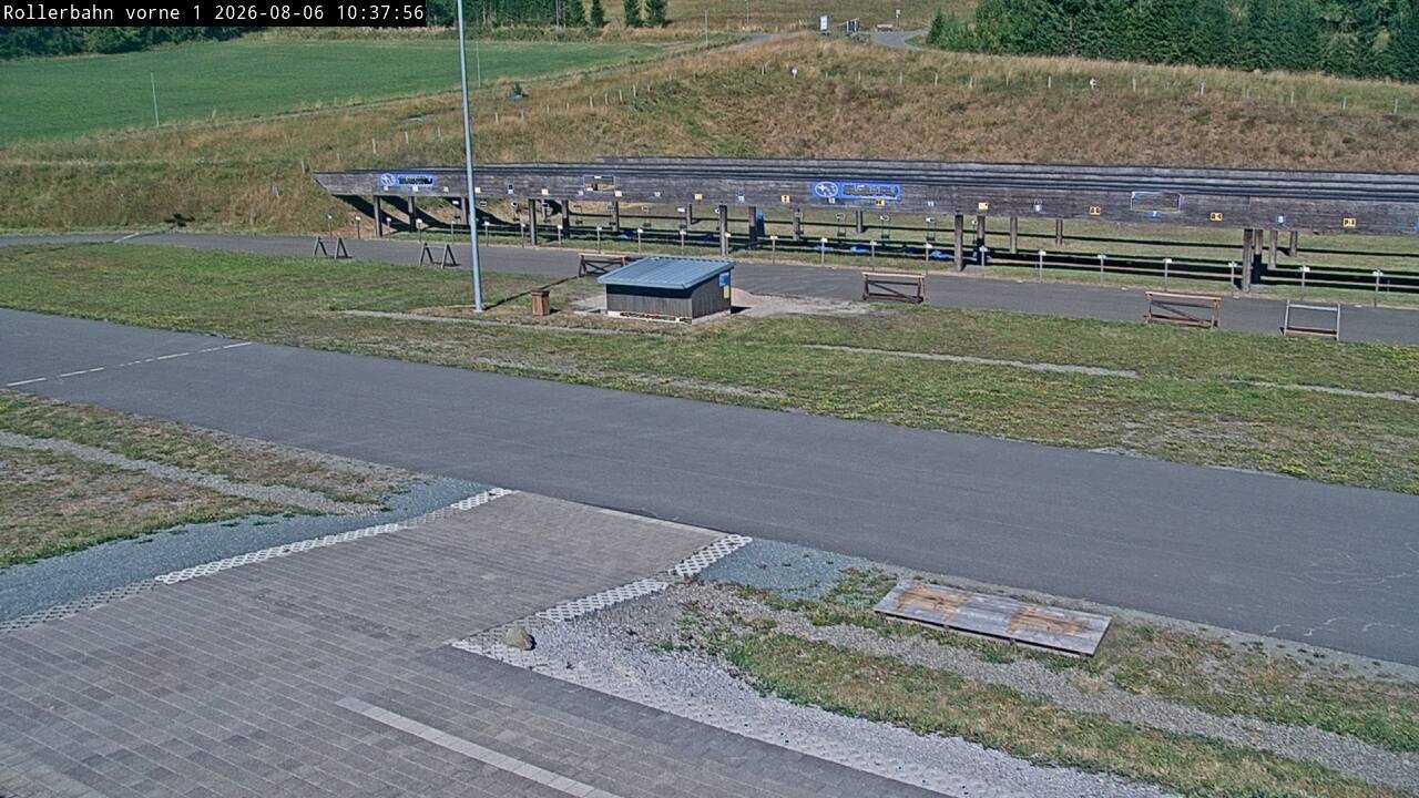 Archived image Webcam Willingen - Biathlon Shooting Range