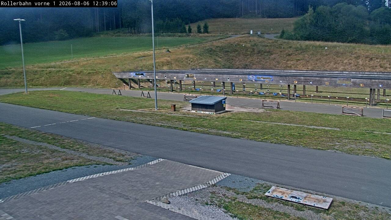 Archived image Webcam Willingen - Biathlon Shooting Range