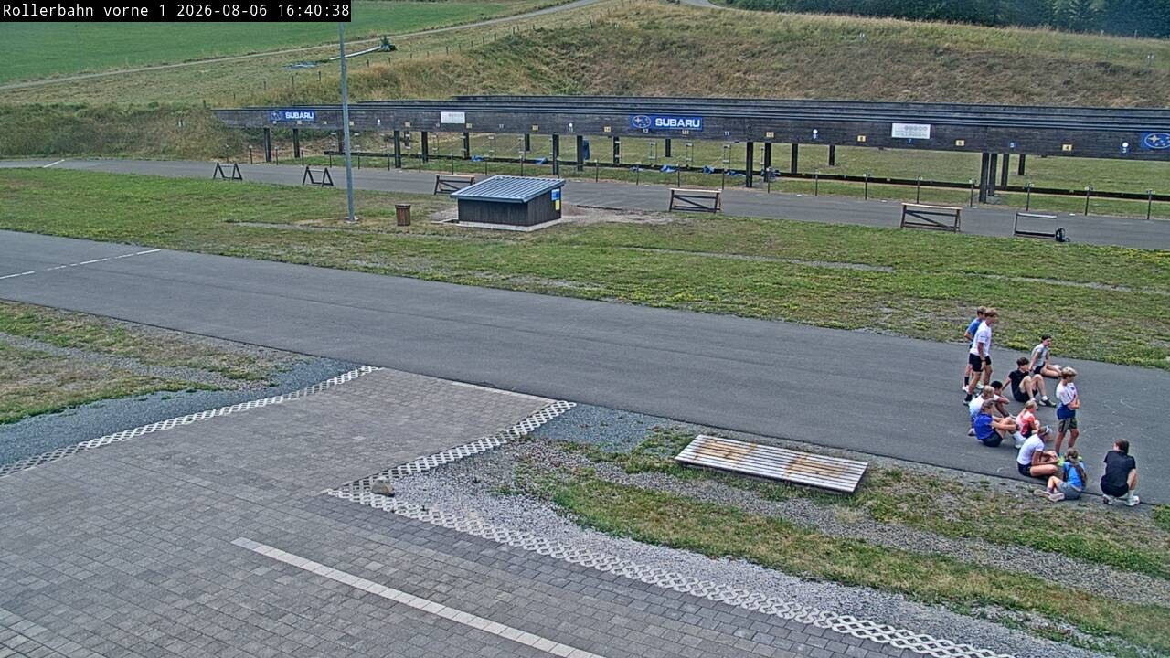 Archived image Webcam Willingen - Biathlon Shooting Range