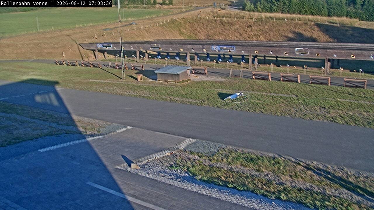 Archived image Webcam Willingen - Biathlon Shooting Range