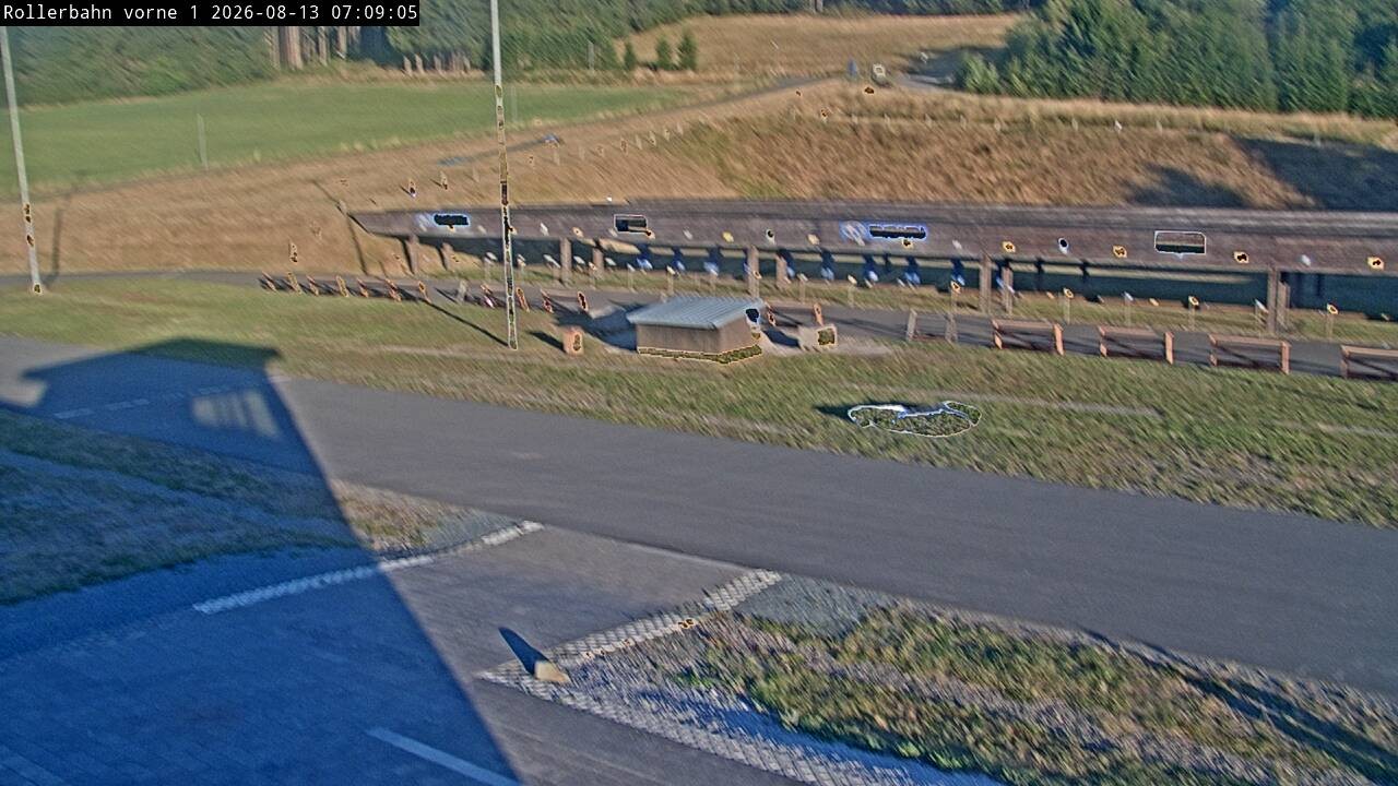Archived image Webcam Willingen - Biathlon Shooting Range