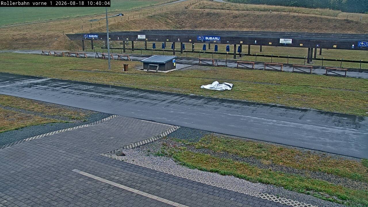 Archived image Webcam Willingen - Biathlon Shooting Range