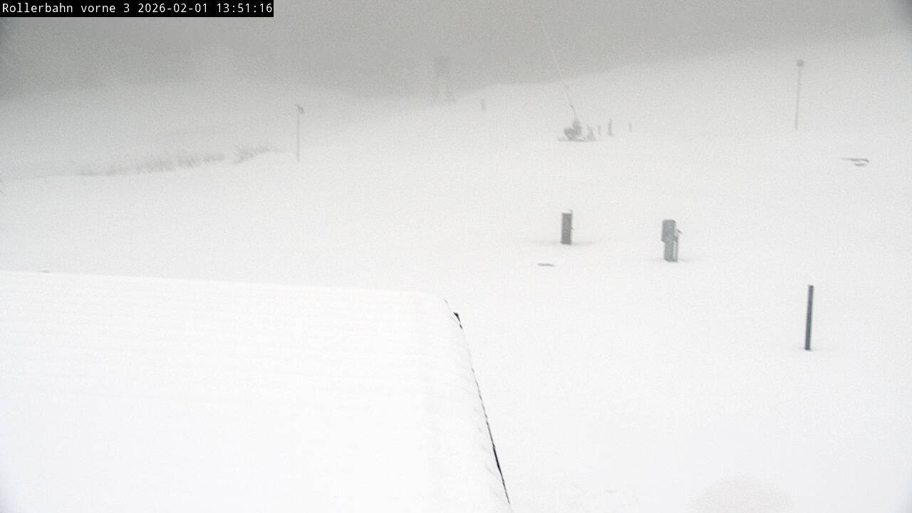 Archiv Foto Webcam Willingen - Blick Rollerbahn der Biathlon Arena