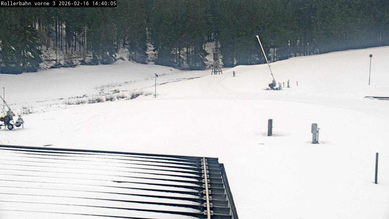 Archived image Webcam Willingen - View Roller Ski in Biathlon Arena