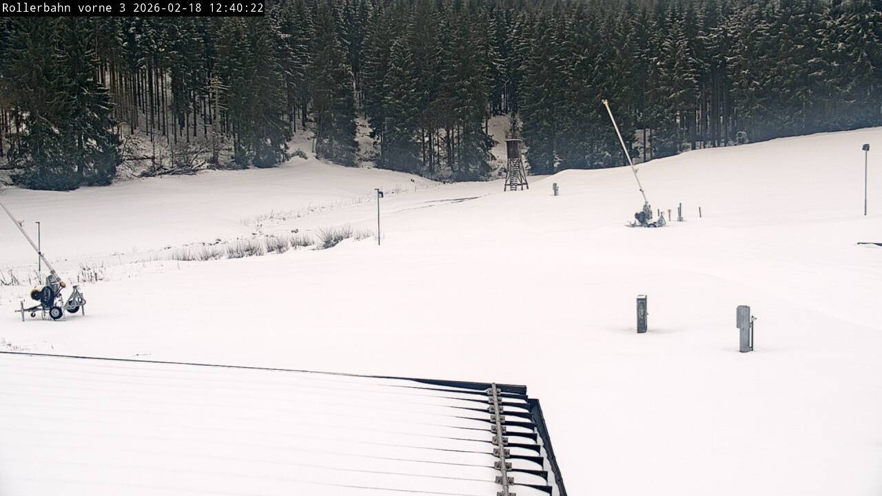 Archived image Webcam Willingen - View Roller Ski in Biathlon Arena