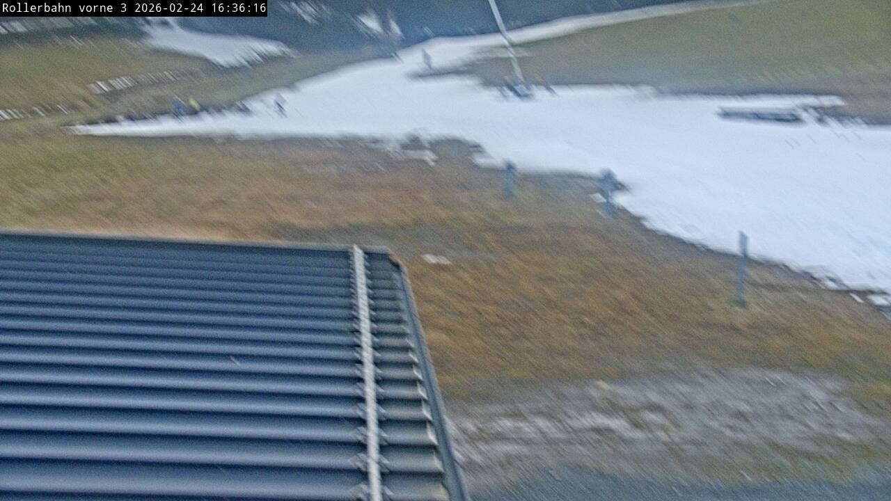 Archiv Foto Webcam Willingen - Blick Rollerbahn der Biathlon Arena