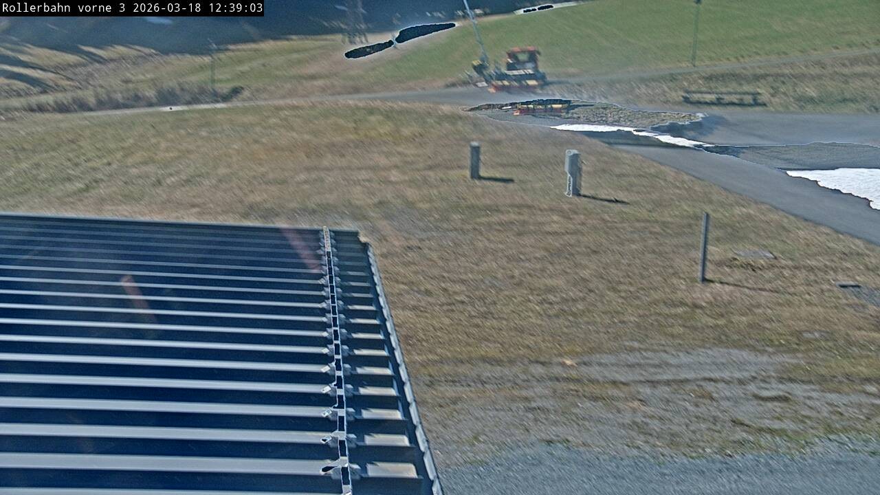Archiv Foto Webcam Willingen - Blick Rollerbahn der Biathlon Arena
