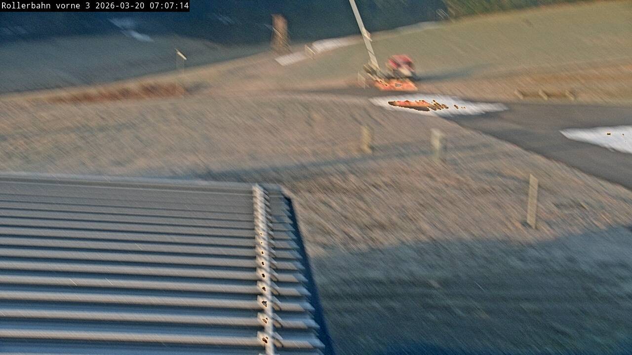 Archiv Foto Webcam Willingen - Blick Rollerbahn der Biathlon Arena