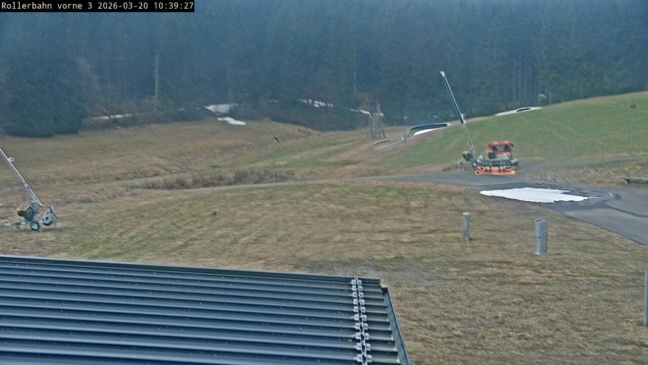 Archiv Foto Webcam Willingen - Blick Rollerbahn der Biathlon Arena