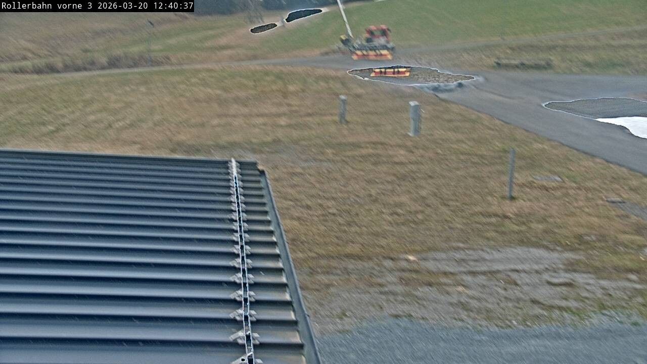 Archiv Foto Webcam Willingen - Blick Rollerbahn der Biathlon Arena