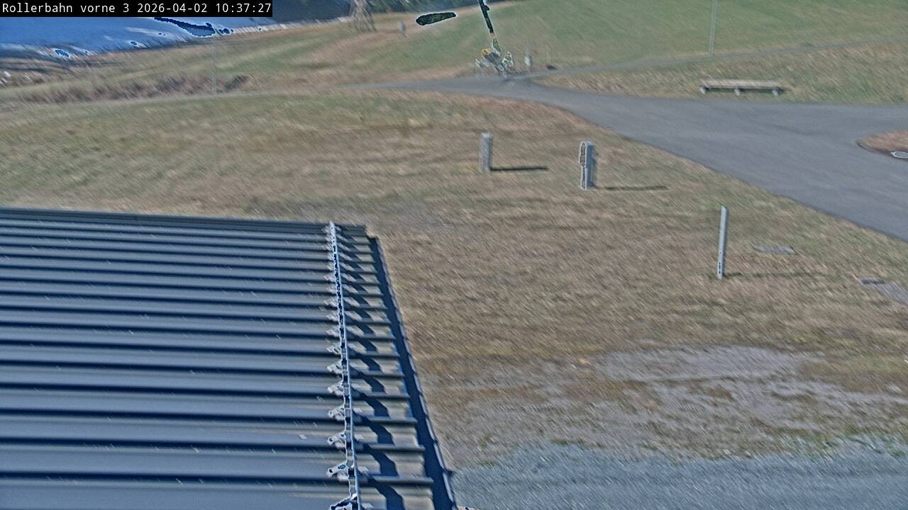 Archiv Foto Webcam Willingen - Blick Rollerbahn der Biathlon Arena