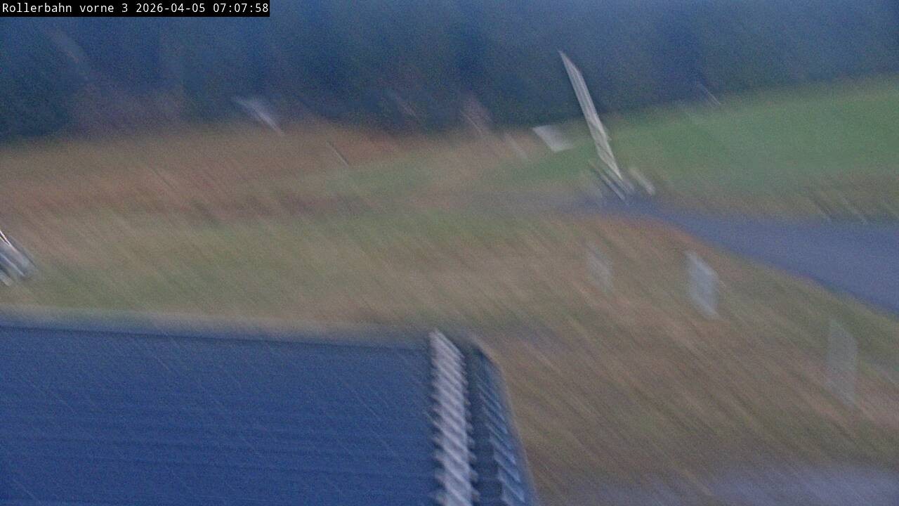 Archived image Webcam Willingen - View Roller Ski in Biathlon Arena