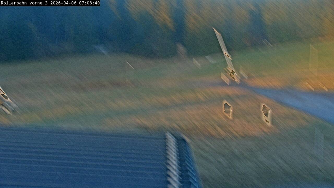 Archiv Foto Webcam Willingen - Blick Rollerbahn der Biathlon Arena