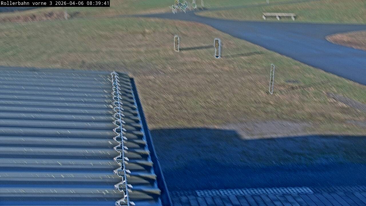 Archiv Foto Webcam Willingen - Blick Rollerbahn der Biathlon Arena