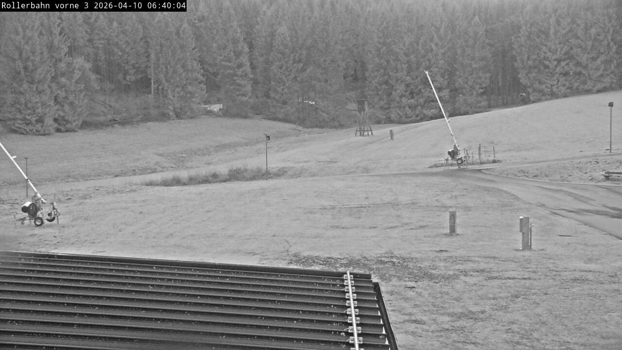 Archiv Foto Webcam Willingen - Blick Rollerbahn der Biathlon Arena